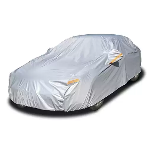 Kayme 6 Layers Car Cover Waterproof All Weather
